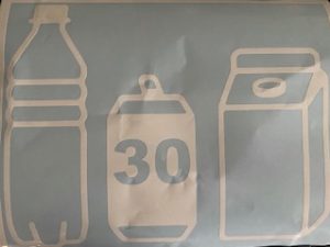 Containersticker Plastic