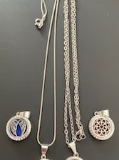 Aroma ketting rond plat klein