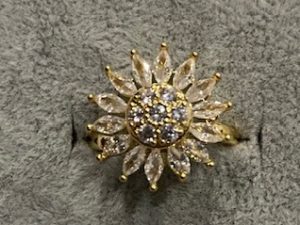 Fidget ringen goud bloem