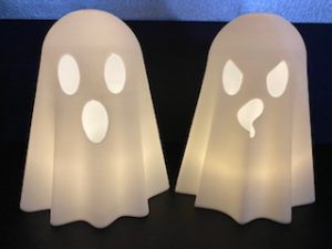 2 grote spoken met verlichting