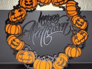 Halloween krans open