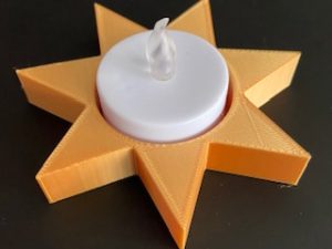 Theelichthouder ster