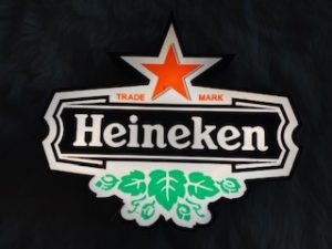 Lichtbox Heineken ster